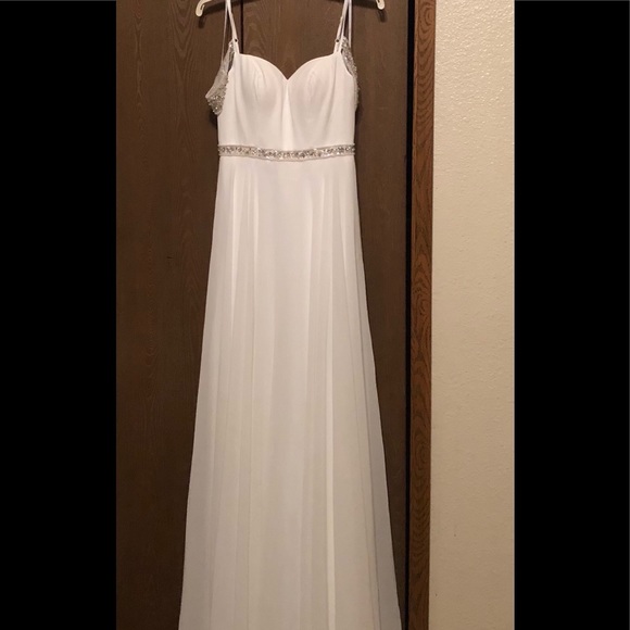 Love and Devotion White Beaded Maxi Dress! - Picture 5 of 6